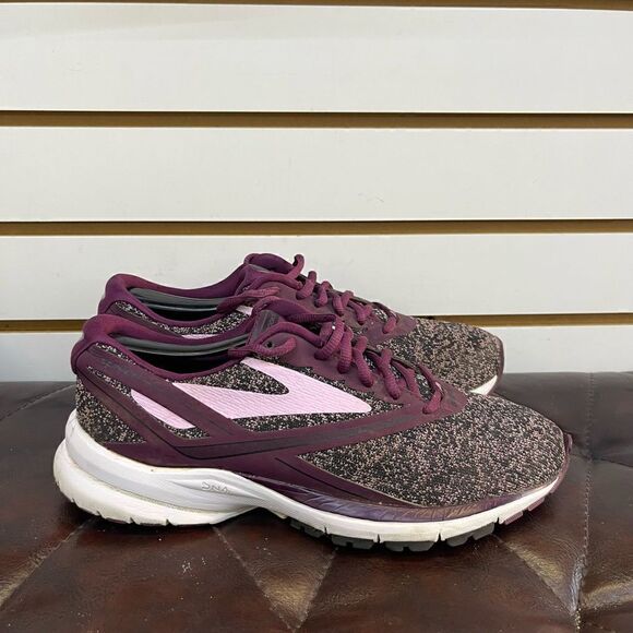 Brooks Womens Launch 4 1202341B941 Gray Purple Running Shoes Sneakers Size 9 B - Picture 1 of 8